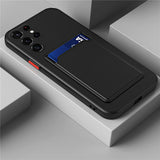 Card Holder Samsung Case - Exoticase - For S24 Ultra / Black
