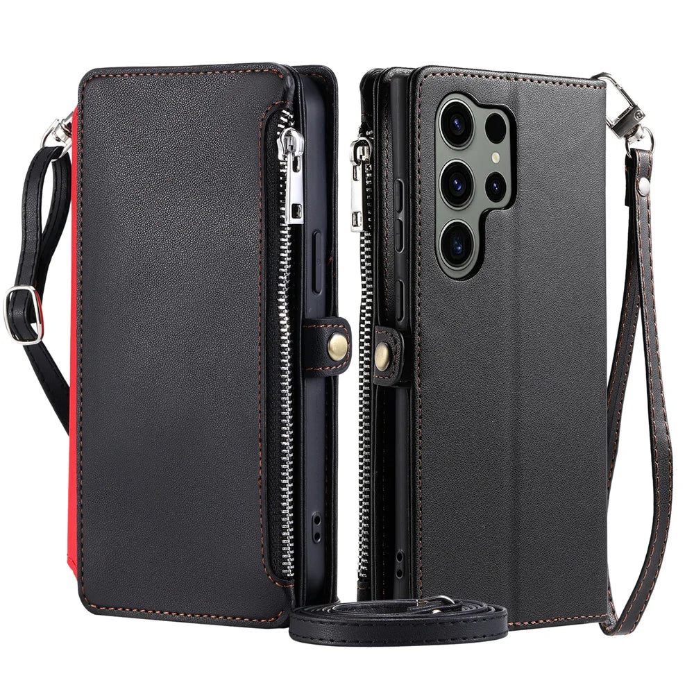 Crossbody Zipper Wallet Samsung Case – Exoticase Crossbody Zipper Wallet Samsung Case – Exoticase