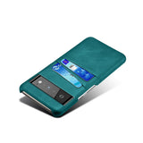 Dual Card Slots Google Pixel Wallet Case-Exoticase-For Pixel 7 Pro-Green-