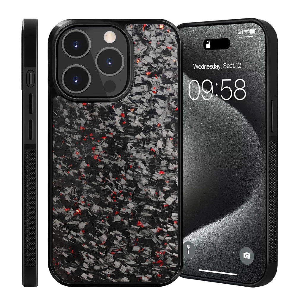 iPhoneアクセサリー Cacao1024% ChocolateMultiSmartphone Case Forged Carbon Flakes iPhone Case – Exoticase