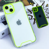 Glow In The Dark Luminous Transparent iPhone Case-Exoticase-For iPhone 15 Pro Max-Yellow-