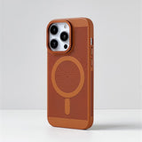 Heat Dissipating MagSafe iPhone Case-Exoticase-For iPhone 15 Pro Max-Brown-