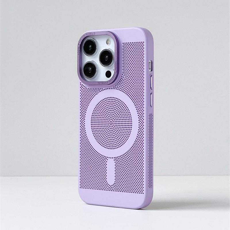 Heat Dissipating MagSafe iPhone Case-Exoticase-For iPhone 15 Pro Max-Purple-