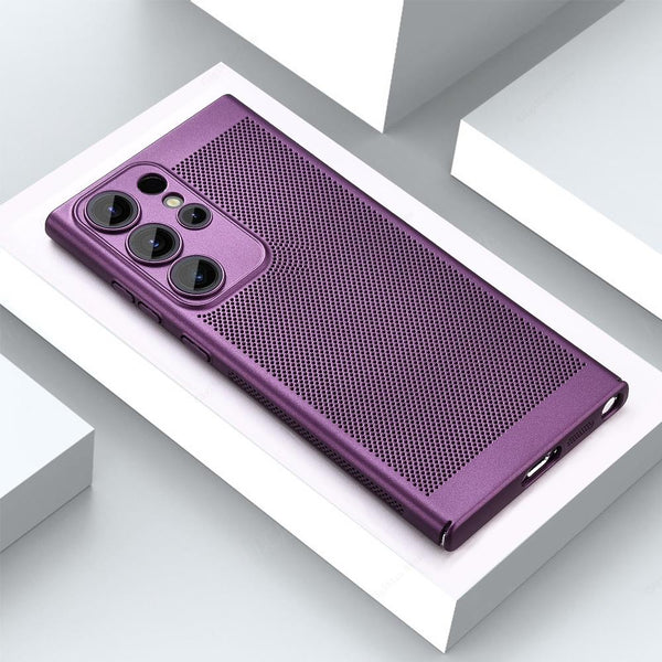 Heat Dissipating Samsung Galaxy Case - Exoticase - For Samsung S24 Ultra / Purple