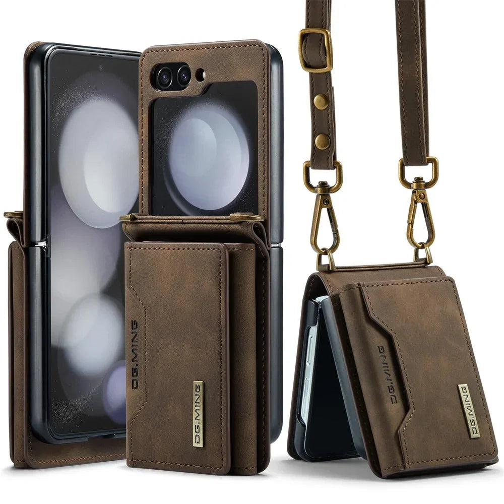 Mega Wallet Samsung Z Flip Case with Lanyard – Exoticase