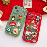 Merry Christmas Embedded Decoration iPhone Case-Exoticase-