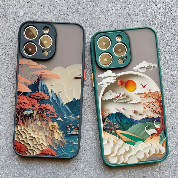 Mountain Landscape Modish Design iPhone Case-Exoticase-Exoticase