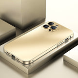 PerfectFit Snap Lock Aluminum iPhone Case - Exoticase - For iPhone 14 Pro Max / Gold