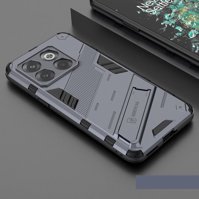 ShockProof Armor OnePlus Case With Kickstand-Exoticase-OnePlus 11-Gray-