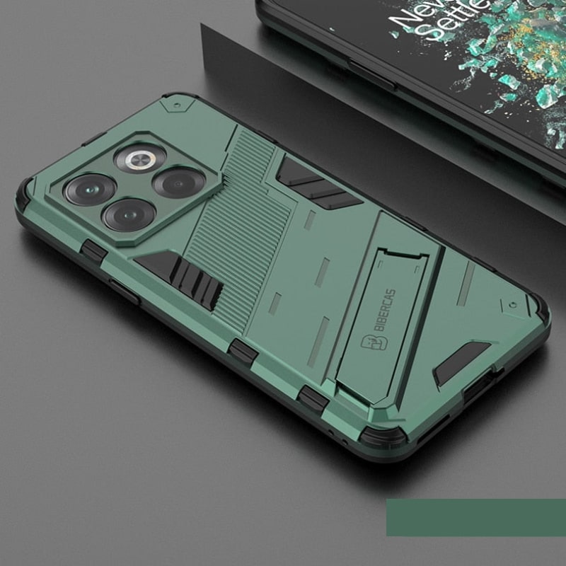 ShockProof Armor OnePlus Case With Kickstand-Exoticase-OnePlus 11-Green-