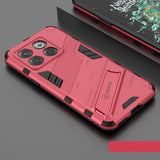 ShockProof Armor OnePlus Case With Kickstand-Exoticase-OnePlus 11-Rose Red-