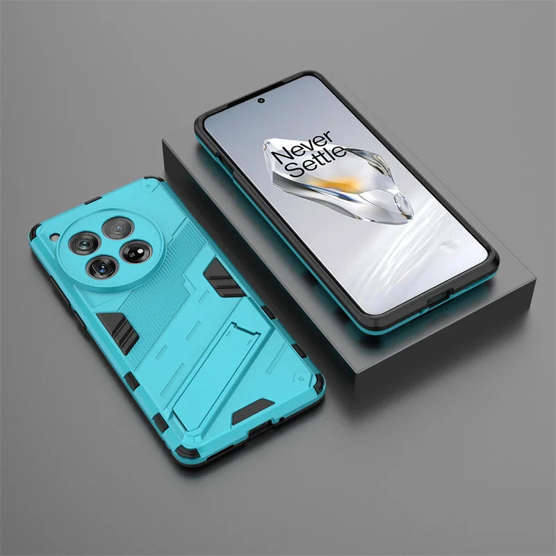 ShockProof Armor OnePlus Case With Kickstand-Exoticase-OnePlus 12-Blue-Exoticase