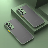 Shockproof Matte Samsung Galaxy Case - Exoticase - For Samsung S24 Ultra / Green