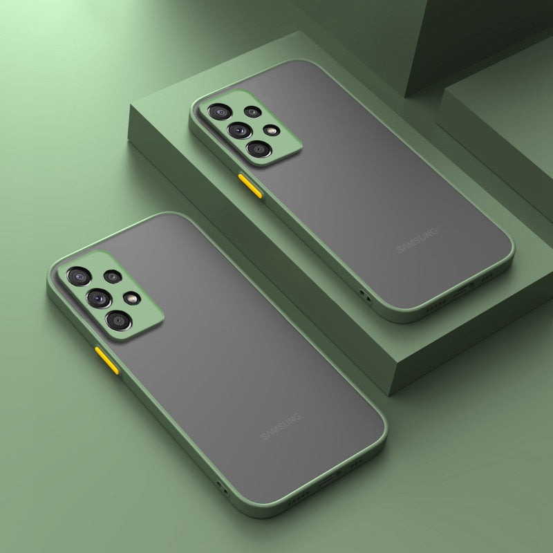 Shockproof Matte Samsung Galaxy Case - Exoticase - For Samsung S24 Ultra / Green