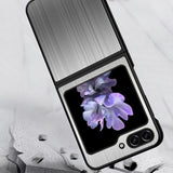 Stainless Steel Pattern Samsung Z Flip Case-Exoticase-