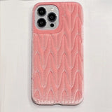 WinterPlush Velvet iPhone Case-Exoticase-For iPhone 15 Pro Max-Pink-