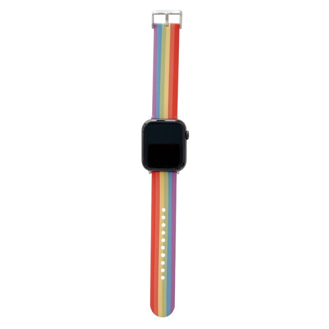 Colorful Polka Dot and Rainbow Bands for Apple Watch-Exoticase-Rainbow-38 mm-