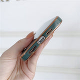 Elegant Plated and Glass Back iPhone Case-Exoticase-