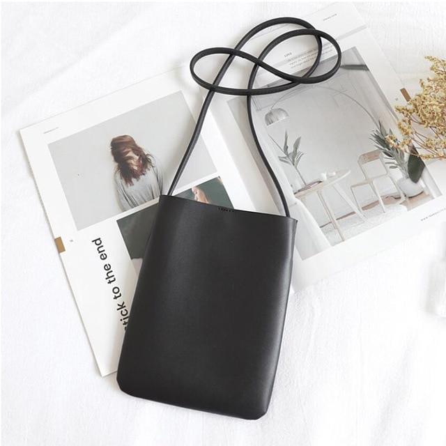 Soft PU Leather Phone Bag-Exoticase-Black-