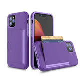 2 Card MagnetFlip iPhone Case-Exoticase-For iPhone 16 Pro Max-Purple-Exoticase