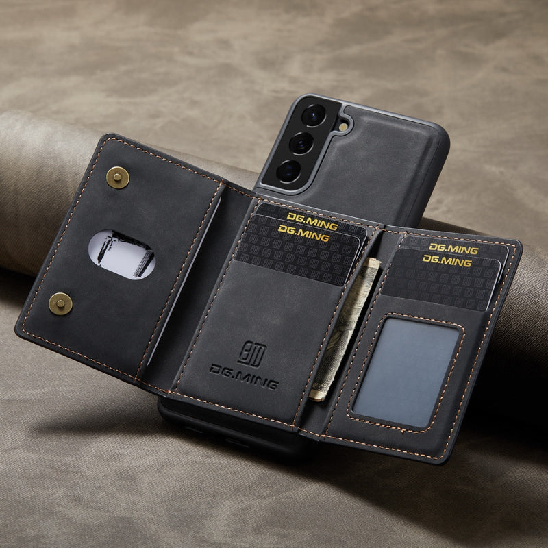 2 In 1 Detachable Magnetic Leather Samsung Galaxy Case-Exoticase-