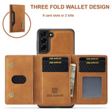 2 In 1 Detachable Magnetic Leather Samsung Galaxy Case-Exoticase-