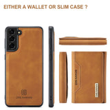 2 In 1 Detachable Magnetic Leather Samsung Galaxy Case-Exoticase-