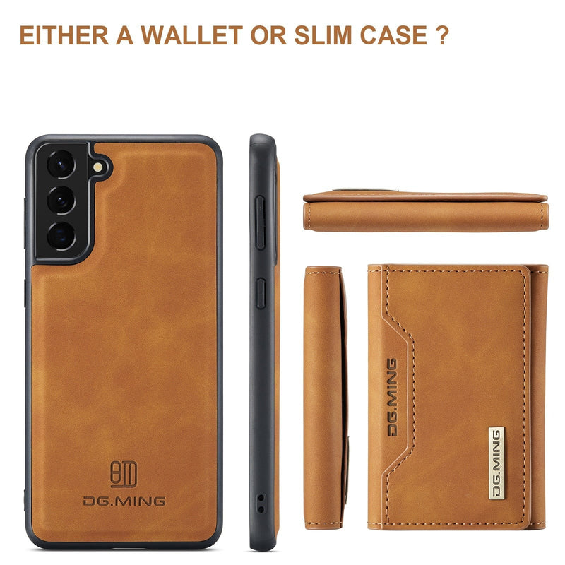2 In 1 Detachable Magnetic Leather Samsung Galaxy Case-Exoticase-