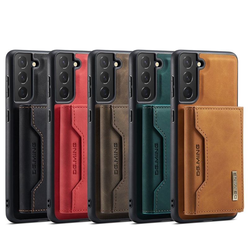 2 In 1 Detachable Magnetic Leather Samsung Galaxy Case-Exoticase-