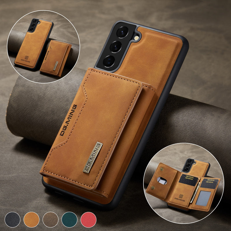 2 In 1 Detachable Magnetic Leather Samsung Galaxy Case-Exoticase-