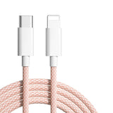 20W USB C to Lightning Cable for iPhones - Exoticase - Pink / 0.3 Meters / 1 Foot