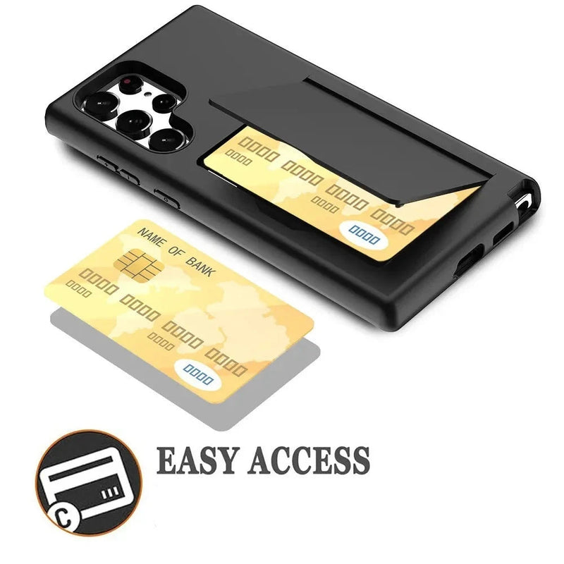 3 Card Slot Samsung Galaxy Wallet Case-Exoticase-Exoticase