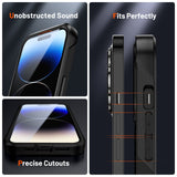 360° Protection Rugged Armor Shockproof iPhone Case-Exoticase-