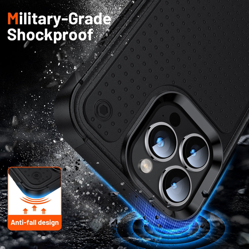 360° Protection Rugged Armor Shockproof iPhone Case-Exoticase-