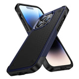 360° Protection Rugged Armor Shockproof iPhone Case-Exoticase-For iPhone 14 Pro Max-Blue-Black-