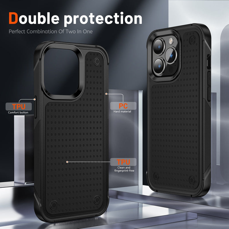 360° Protection Rugged Armor Shockproof iPhone Case-Exoticase-