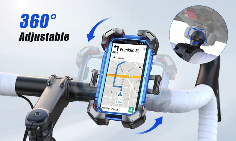360° Rotating Bike & Motorcycle Phone Bracket-Exoticase-Exoticase