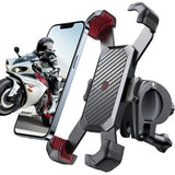 360° Rotating Bike & Motorcycle Phone Bracket-Exoticase-Black and Red-Exoticase