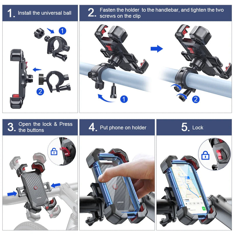 360° Rotating Bike & Motorcycle Phone Bracket-Exoticase-Exoticase
