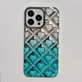 3D Hearts Gradient iPhone Case-Exoticase-