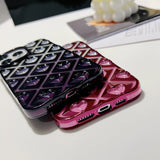 3D Hearts Gradient iPhone Case-Exoticase-