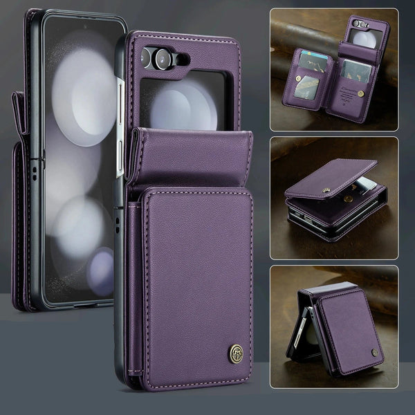 4 Card Wallet Samsung Z Flip Case-Exoticase-Exoticase