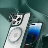 5 in 1 Complete Protection Rugged iPhone Case-Exoticase-For iPhone 15 Pro Max-Green-