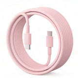 60W USB Type C to USB Type C Cable-Exoticase-Pink 2-1 Meters or 3 Feet-Exoticase