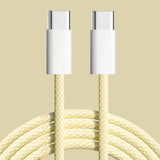 60W USB Type C to USB Type C Cable-Exoticase-Yellow-3 Meters or 10 Feet-Exoticase