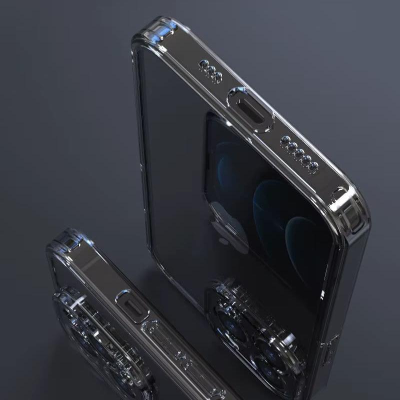 9H Tempered Glass Transparent iPhone Case-Exoticase-Exoticase