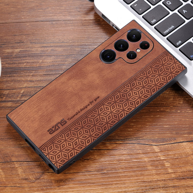 AZNS Elite Series Samsung Case-Exoticase-For Galaxy S23 Ultra-Brown-