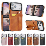 Adjustable Leather Band Card Wallet iPhone Case-Exoticase-Exoticase