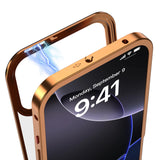 AeroMag Metal Bumper Frosted Back iPhone Case-Exoticase-Exoticase