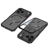 AeroMag Metal Bumper Frosted Back iPhone Case-Exoticase-Exoticase